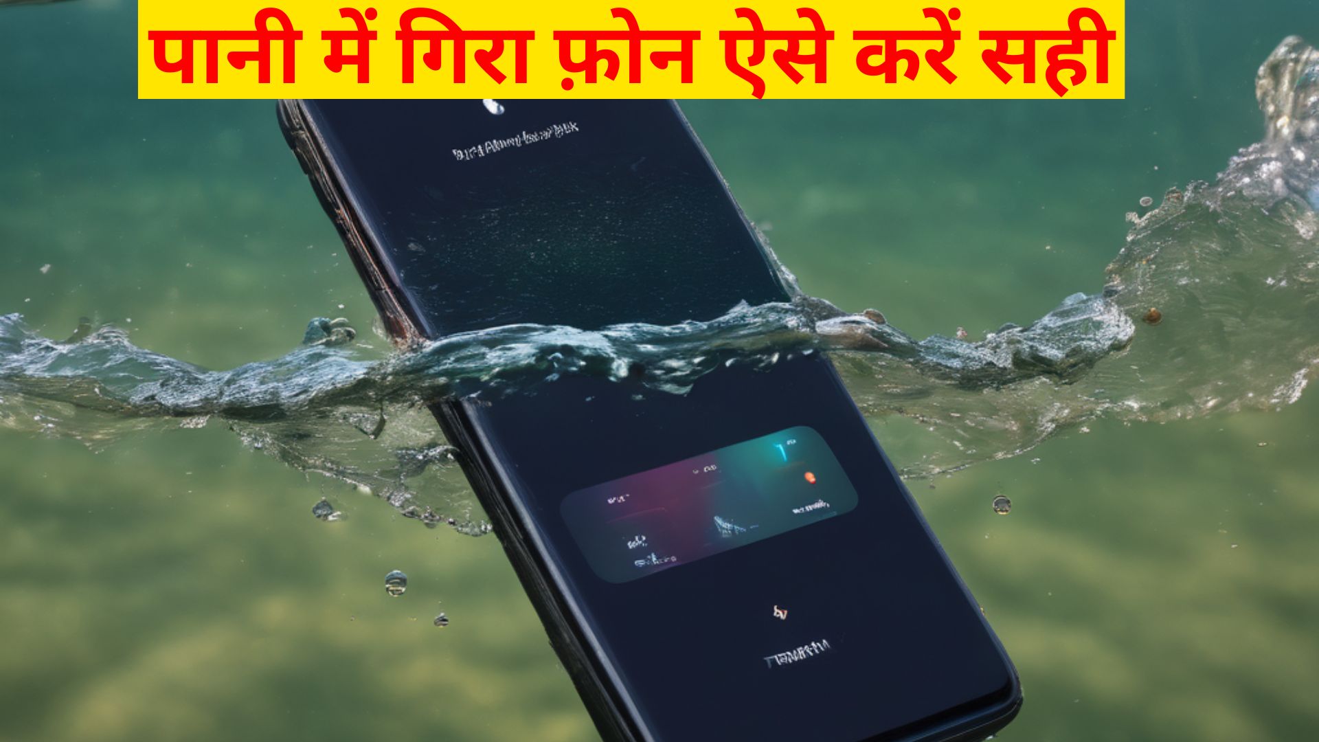 Mobile Pani Me Gir Jaye To Kya Kare